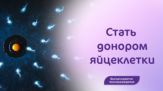 Приём репродуктолога за 1 рубль - кандидатам в доноры яйцеклетки